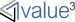 Value3 logo