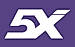 5x logo