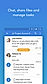 Fleep screenshot: Fleep on Android and iOS encourages users to chat, share files and manage tasks via smartphone