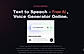 Voice Generator Online