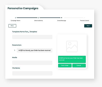 Personalise Campaigns