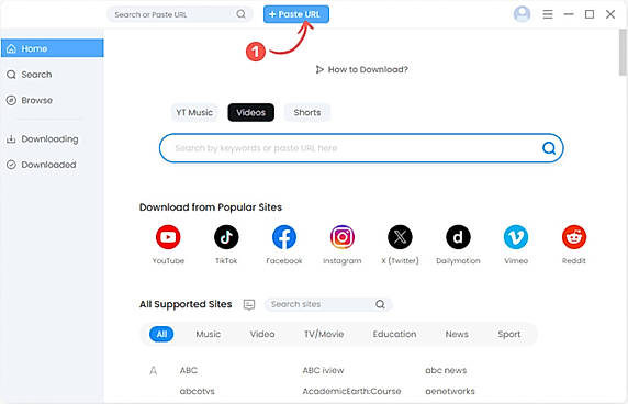 Step 1. Copy and Paste the Link