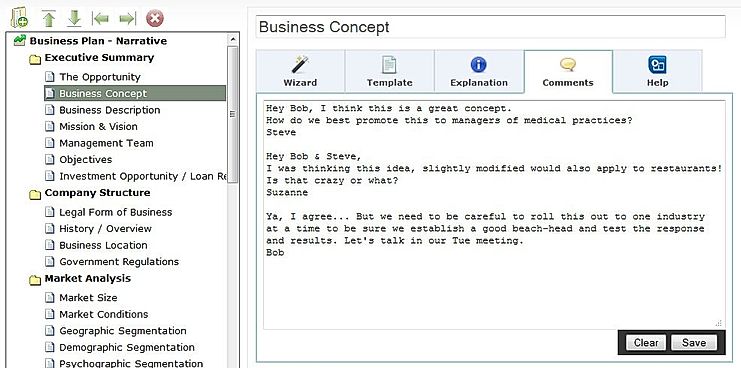 Business Concept Screenshot