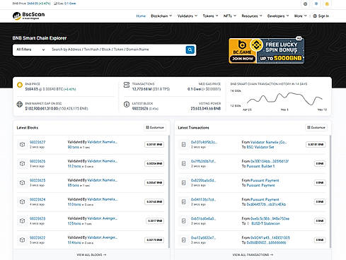 BNB Smart Chain Explorer