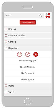 Buttons : Share Bookmarks screenshot