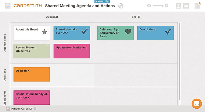 Collaborative Team Agenda Template