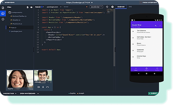 CodeSignal screenshot
