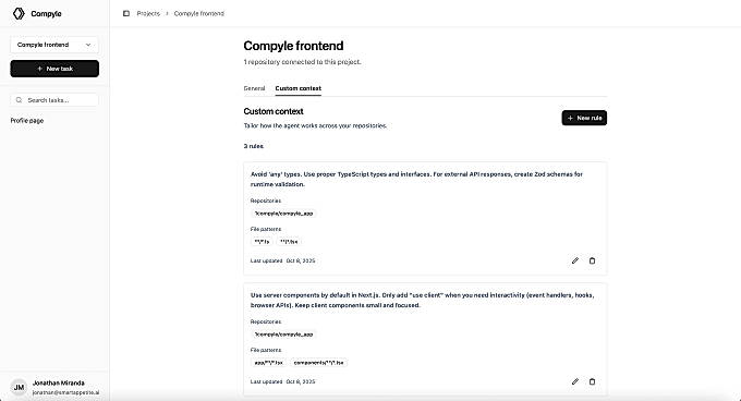 Compyle Frontend