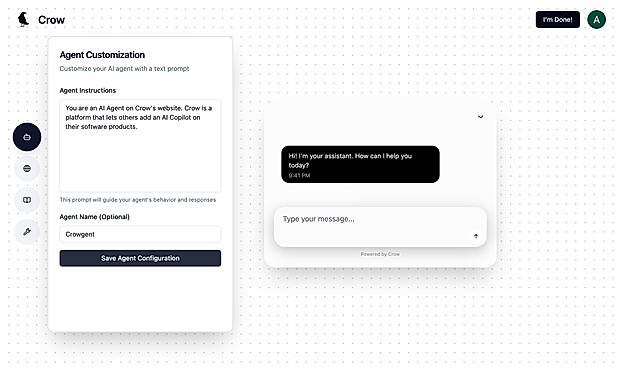 Add a simple prompt to tune agent