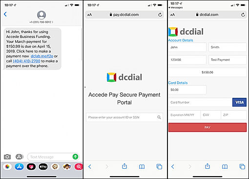 DCDial : Payments screenshot