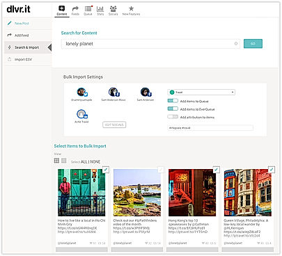 dlvr.it : Content Search screenshot