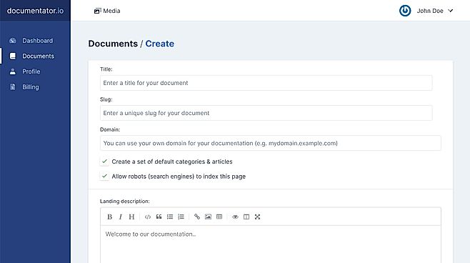 Documentator : Documentations Design  screenshot