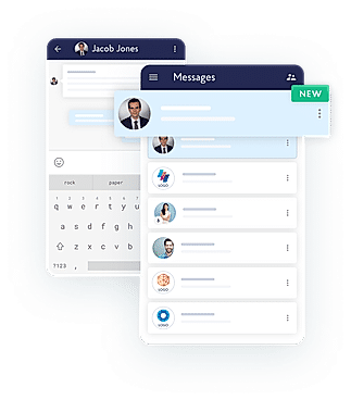 Connect attendees with internal messaging