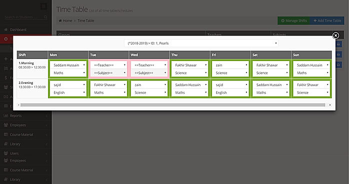 feKara : Timetable screenshot
