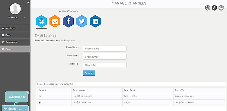 Manage Channels