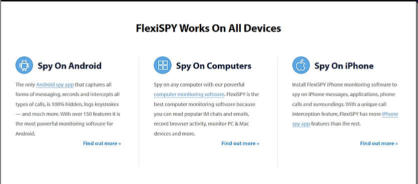 FlexiSPY Works On All Devices