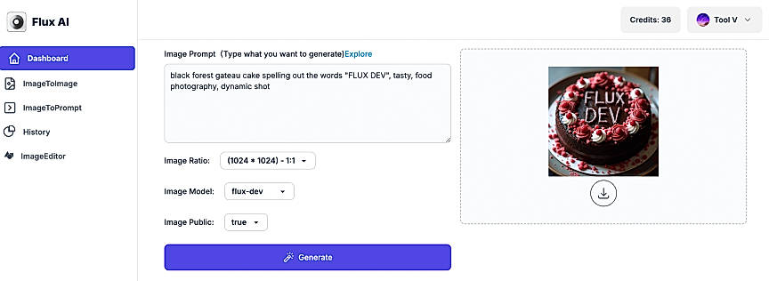 Flux AI Text-to-Image Generation