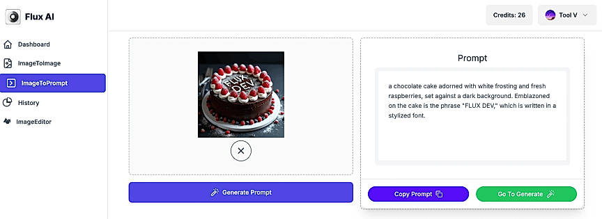 Flux AI Image-to-Prompt Features