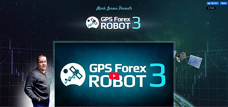 GPS Forex robot homepage