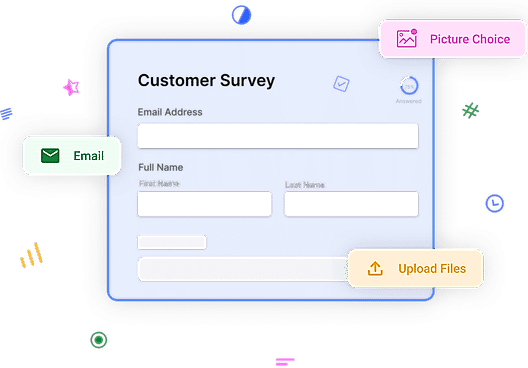 Customer Survey Form screenshot