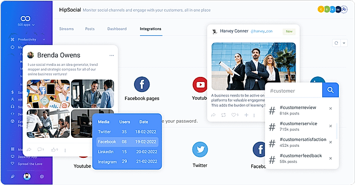 Social Network Integration screenshot