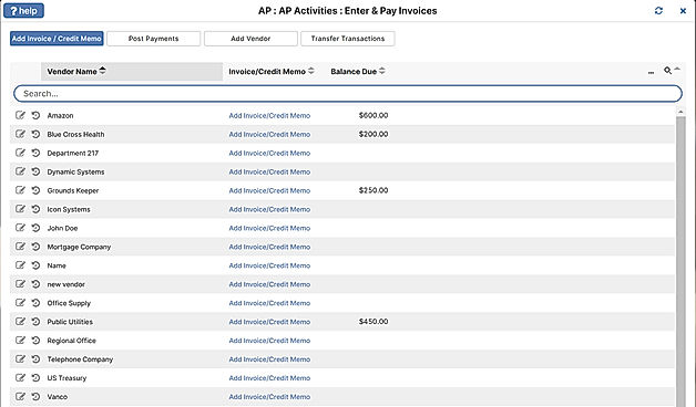 AP Activities screenshot