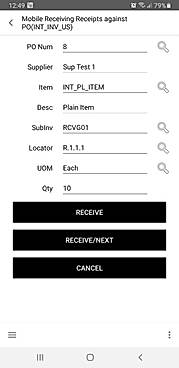 PO Receipt
