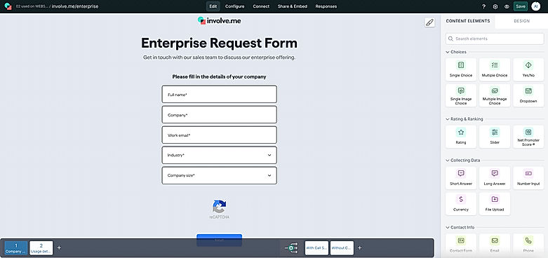 Enterprise Request Form