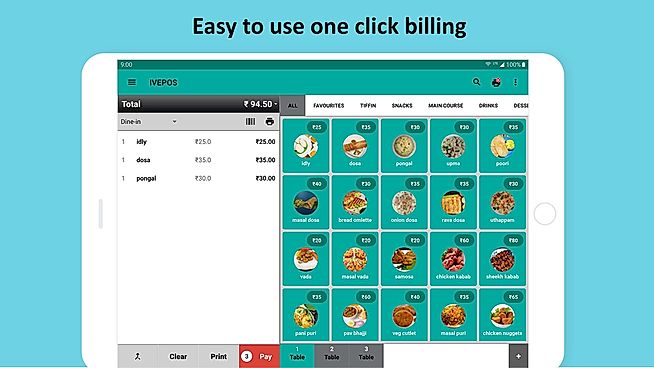 IVEPOS : Mobile One-Click Billing screenshot