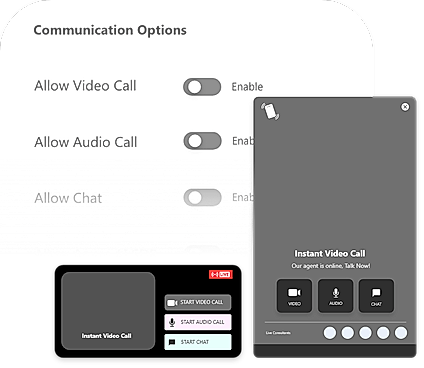 Enable/Disable Flexibility in Video Call