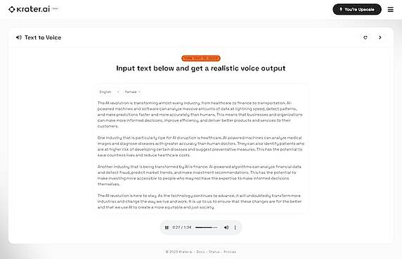 Text to Voice
