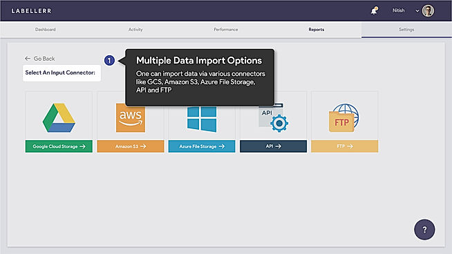 Labellerr : Data Import screenshot