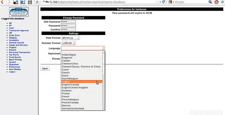 Set Up Database and User