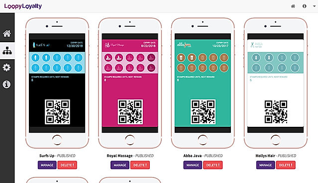 Loopy Loyalty screenshot: Manage all digital stamp cards & loyalty cards in one place