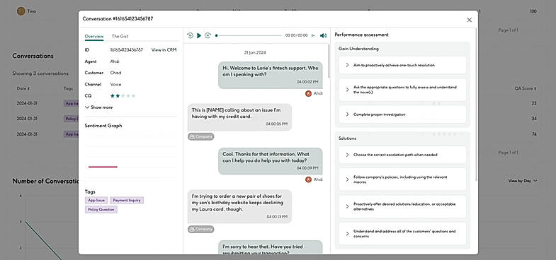 Voice Transcription and Analytics