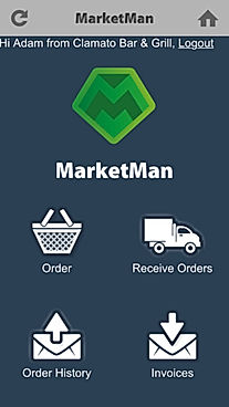 Marketman Restaurant Inventory screenshot: MarketMan iOS and Android native apps are available for mobile devices