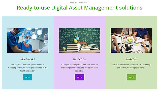 Ready-to-use Digital Asset Management solutions