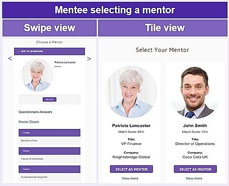 Mentee Selecting a Mentor