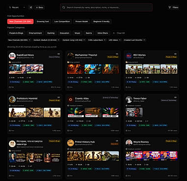 Find Hidden Niches and Channels Blowing Up
