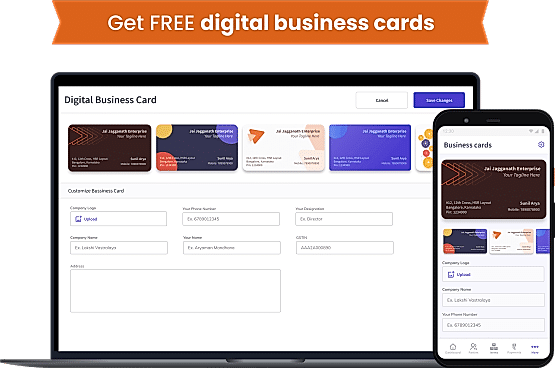 Digital Business Cards screenshot