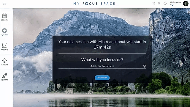 MyFocusSpace screenshot