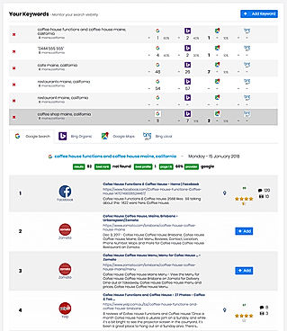 mypresences : Search Engine Marketing screenshot