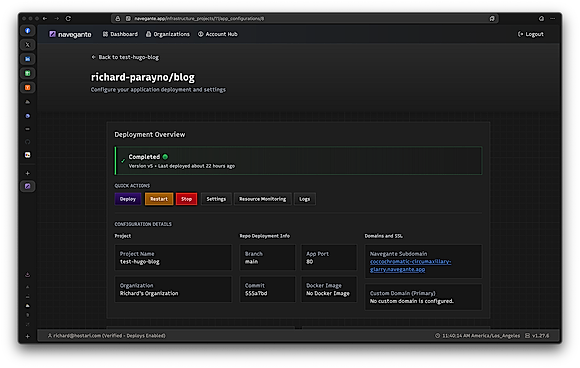 Deployment Overview