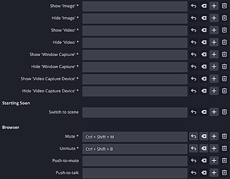 Hotkeys