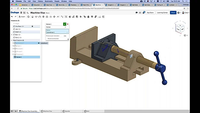 Advanced Assembly Motion in Onshape