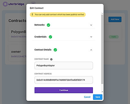  Smart Contracts Integration