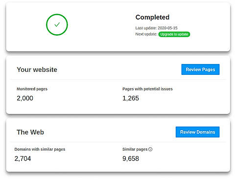 PlagiaShield Domain Results