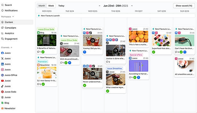Calendar with Campaign