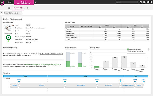 Planisware Enterprise screenshot