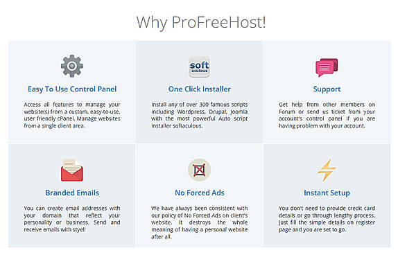 Why ProFreeHost